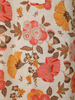 Soft Peach Floral Printed Design Cotton Straight Cut Salwar Suit with Dupatta