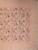 Soft Peach Floral Printed Design Georgette Fancy Saree with Scalloped Border