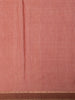 Soft Peach Floral Printed Design Pure Tussar Silk Saree