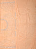 Soft Peach Heavy Sequins and Beads Embroidered Design Net Designer Saree with Scalloped Border