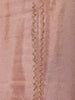 Soft Peach Mirror Embroidered Design Tissue Silk Straight Cut Salwar Suit with Matching Dupatta