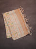 Soft Peach Nature Inspired Printed Design Cotton Unstitched Salwar Material with Dupatta