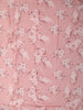 Soft Peach Pink Floral Printed Design Chiffon Fancy Saree with Designer Border