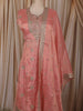 Soft Peach Pink Sequins and Zari  Embroidered Design Tissue Silk Palazzo Suit with Designer Dupatta