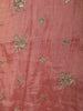 Soft Peach Pink Sequins and Zari  Embroidered Design Tissue Silk Palazzo Suit with Designer Dupatta