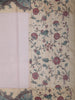 Soft Peach Pink Striped Zari Woven Design Pure Tissue Organza Fancy Saree with Contrast Birds Motif Border