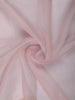 Soft Peach Pink Striped Zari Woven Design Pure Tissue Organza Fancy Saree with Contrast Birds Motif Border