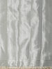 Soft Pearl Silver Grey Leaf Zari Woven Design Tissue Designer Saree with Sequins Border