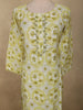Soft Pistachio Green Ikat Printed Design Cotton Salwar Suit with Dupatta