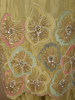 Soft Pistachio Lime Green Floral Sequins and Beads Embroidered Design Satin Palazzo Suit with Dupatta