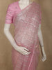 Soft Rose Pink Heavy Sequins and Beads Embroidered Design Net Designer Saree with Designer Border