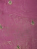Soft Rosewood Pink Floral Beads Embroidered Design Organza Palazzo Suit with Dupatta