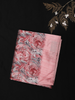 Soft Rosewood Pink Floral Woven Design Blended Cotton Saree