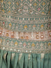 Soft Sage Green Beads Embroidered Design Banarasi Lehenga with Dupatta