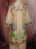Soft Sand Beige Botanical Printed Design Cotton Palazzo Suit