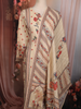 Soft Sand Beige Floral Beads Embroidered Design Cotton Salwar Suit with Dupatta
