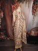 Soft Sand Beige Floral Beads Embroidered Design Cotton Salwar Suit with Dupatta