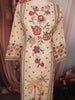 Soft Sand Beige Floral Beads Embroidered Design Cotton Salwar Suit with Dupatta