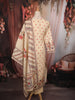 Soft Sand Beige Floral Beads Embroidered Design Cotton Salwar Suit with Dupatta