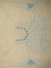 Soft Seafoam Green Geometric Sequins Embroidered Design Net Designer Saree with Floral Border