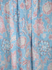 Soft Sky Blue Floral Printed Design Cotton Salwar Suit with Dupatta