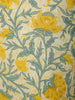 Soft Yellow Floral Printed Design Cotton Straight Cut Salwar Suit with Dupatta