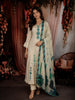 Soft Ivory Butta Zari Woven Design Tissue Silk Salwar Suit with Dupatta