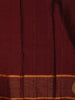 Steel Grey Butta Zari Woven Design Pure Kanchipuram Silk Saree with Contrast Border