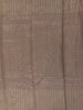 Steel Grey Floral Printed Design Tussar Silk Saree