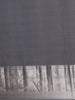Steel Grey Leaf Motif Woven Kanchipuram Silk Saree
