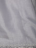 Steel Grey Solid Woven Design Pure Tissue Silk Party Wear Saree with Scalloped Border