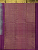 Steel Silver Grey Butta Zari Woven Design Pure Kanchipuram Silk Saree with Contrast Traditional Zari Border