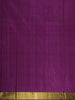 Steel Silver Grey Butta Zari Woven Design Pure Kanchipuram Silk Saree with Contrast Traditional Zari Border