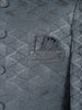 Steel Blue Geometric Design Men's Suit