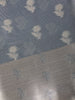 Steel Grey Floral Design Woven Tissue Silk Saree - Diadem