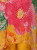 Sunflower Mustard Yellow Floral Sequins and Beads Embroidered Design Crepe Palazzo Suit