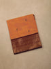 Sunset Orange Butta Woven Design Pure Cotton Unstitched Salwar Material with Contrast Dupatta