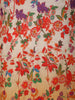 Sunset Orange Floral Printed Design Cotton Straight Cut Salwar Suit with Dupatta