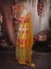 Sunshine Yellow Stone Embellished Design Space Silk Lehenga with Contrast Dupatta
