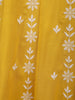 Sunshine Yellow Embroidered Cotton Salwar Suit - Diadem