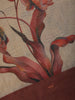 Taupe Beige floral Design Semi Tissue Saree