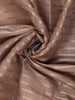 Taupe Brown Striped Design Semi Tussar Silk Saree