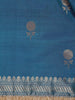 Teal Blue Butta Woven Design Pure Banarasi Saree