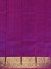 Teal Blue Butta Woven Design Pure Kanchipuram Silk Saree