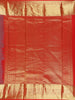 Teal Blue Butta Woven Design Pure Kanchipuram Silk Saree with Contrast Zari Border
