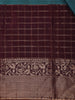 Teal Blue Butta Woven Pure Kanchipuram Silk Saree