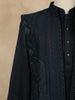 Teal Blue Embroidered Design Brocade Kurta Pyjama