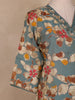 Teal Blue Floral Design Cotton Salwar Suit