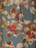 Teal Blue Floral Design Cotton Salwar Suit