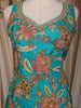 Teal Blue Floral Embroidered Design Raw Silk Palazzo Suit with Dupatta